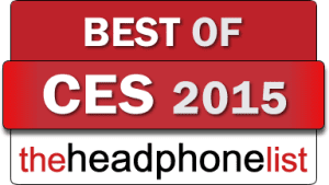The Headphone List Best of CES 2015 award badge.fw